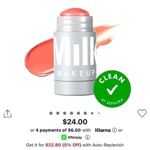 Milk Makeup Blush Stick - Vibrant Coral